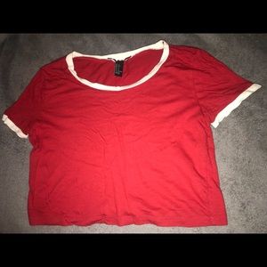 Red Crop Top